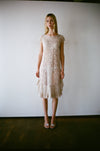 1920's Cream Lace Dress