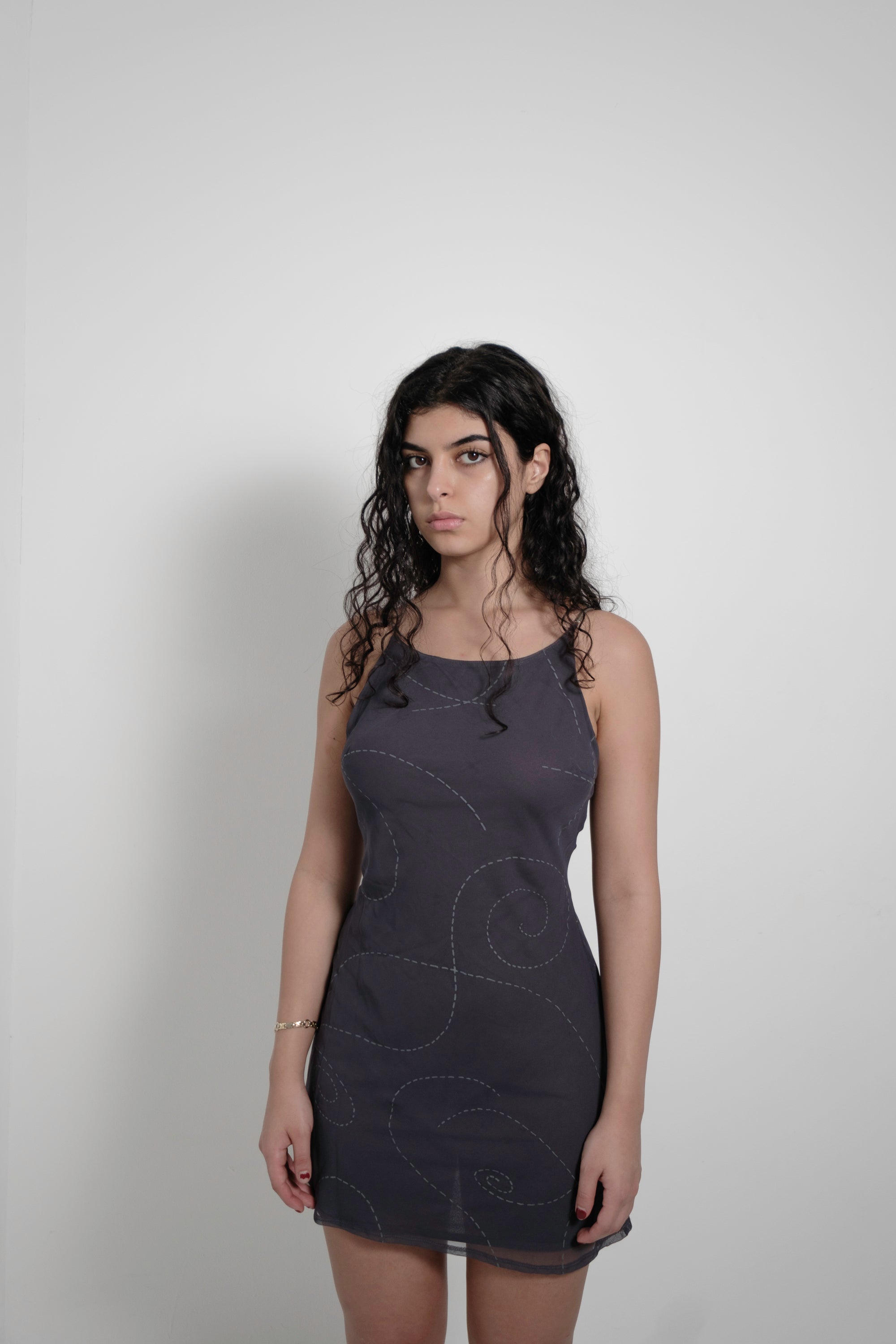 Sisley Dress with Chain Straps